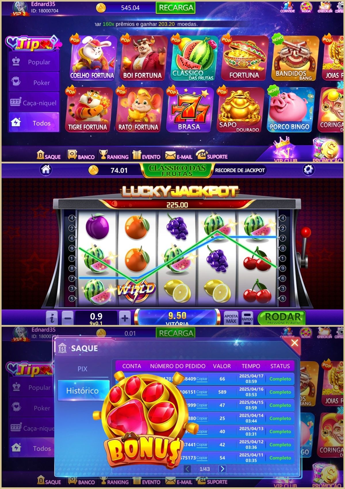 Casino coin dozer casino desktop and mobile interfaces